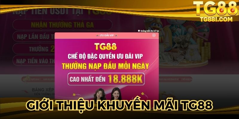 Giới thiệu thông tin về chuyên mục khuyến mãi TG88